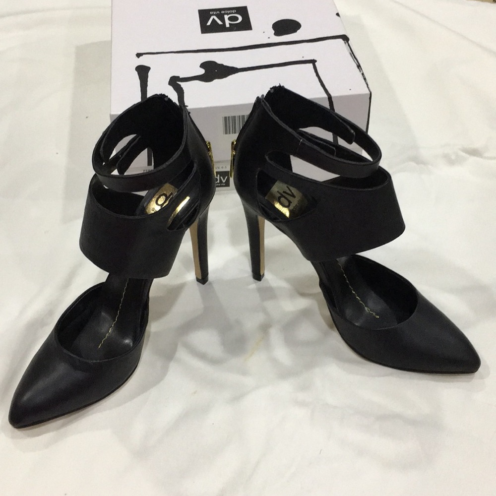 Dolce Vita Ferris Black Leather 6.5 size